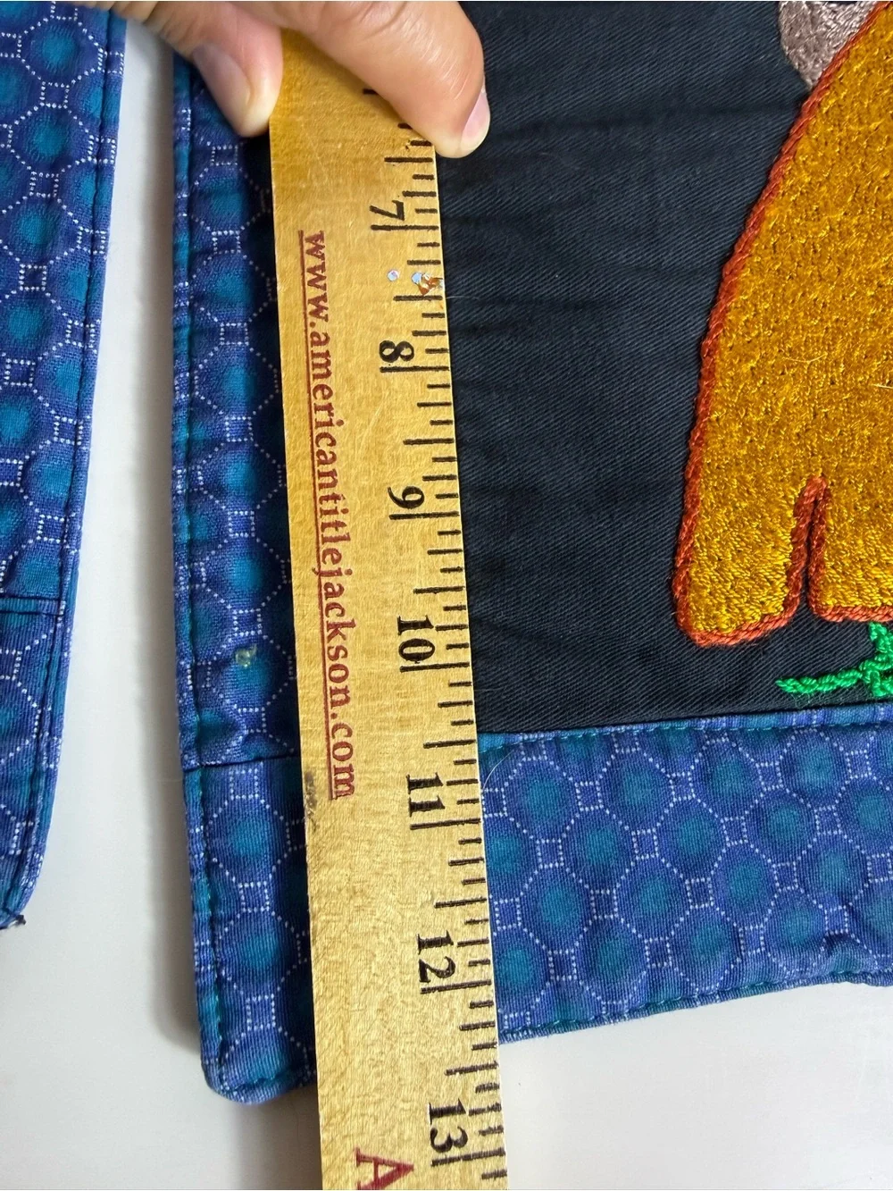 Tsitsikamma Eersterivier Hand Embroidered South African Folk Art Placemats Set 2